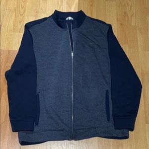 Calvin Klein navy blue track sweater